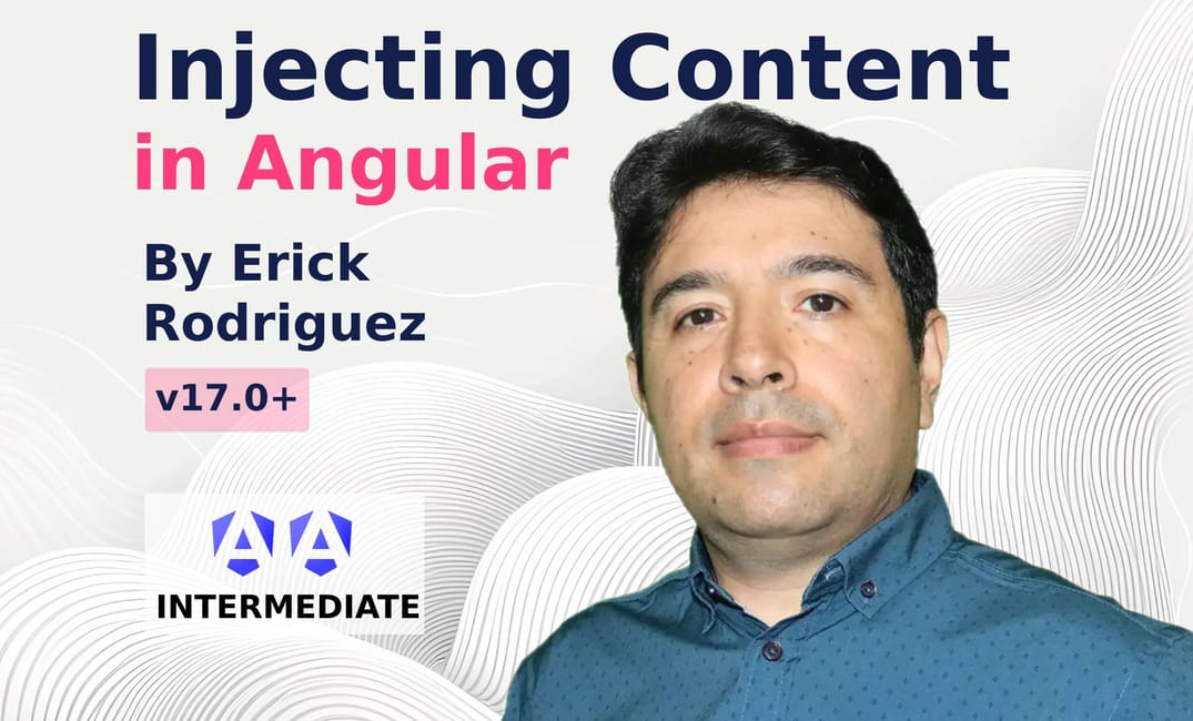 Injecting content programmatically in Angular