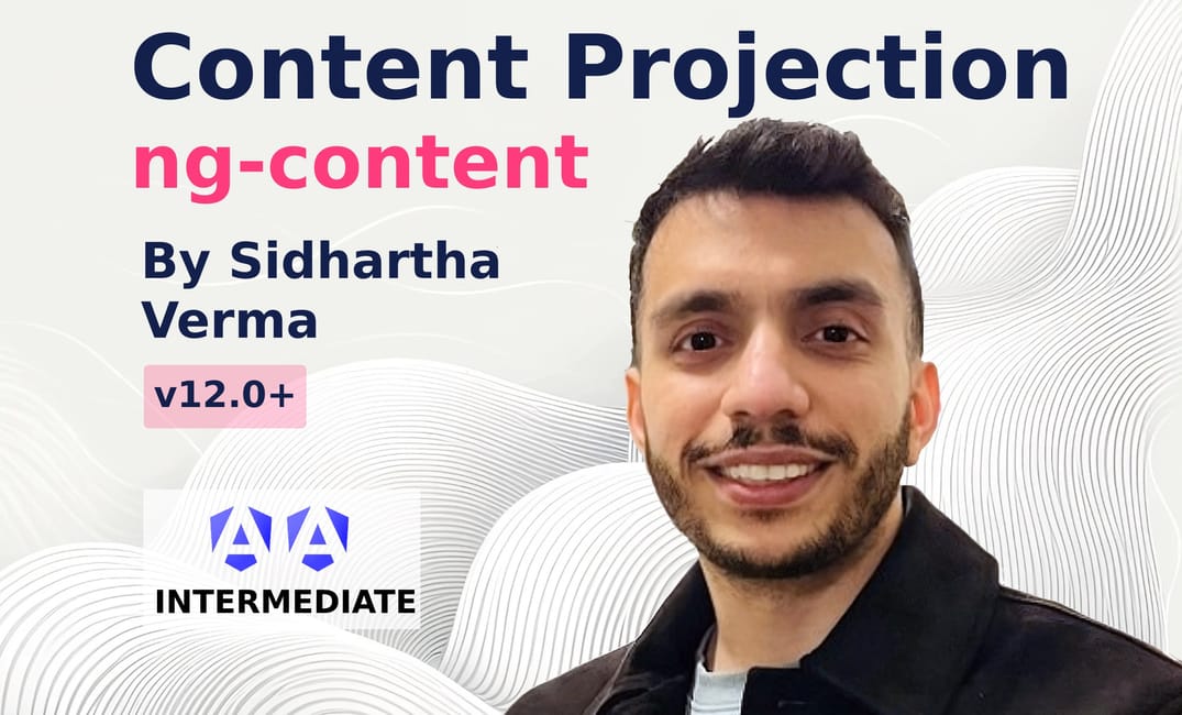 Content projection using ng-content