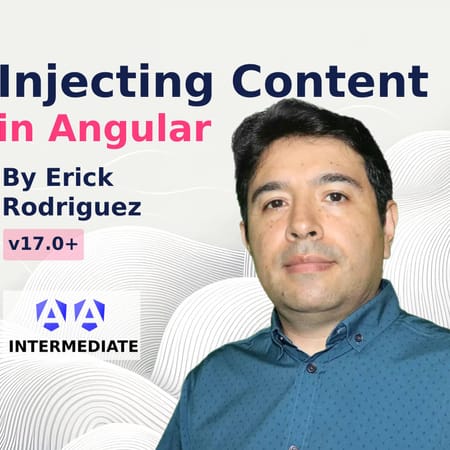 Image of: Injecting content programmatically in Angular