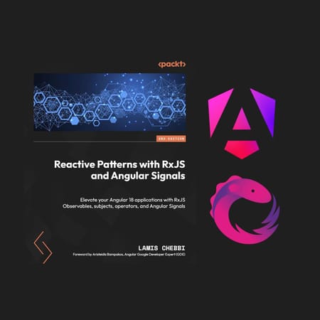 Image of: 10x e-Book Giveaway! - Reactive Patterns with RxJS and Angular Signals by Lamis Chebbi