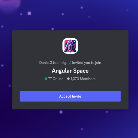 Image of: Exclusive Angular Discord Community Invite