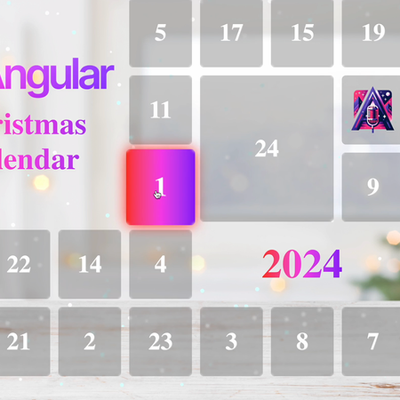 Image of: Day 1/24 Angular Christmas Calendar