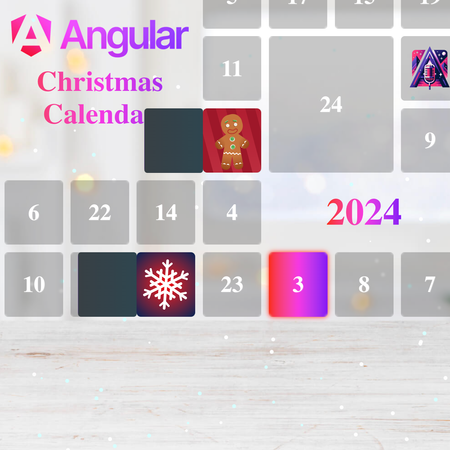 Image of: Day 3/24 Angular Christmas Calendar